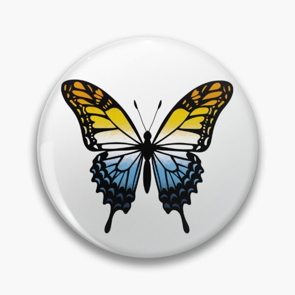 Item preview, Colorful Butterfly with AroAce Pride Colors designed and sold by Travelslightly.