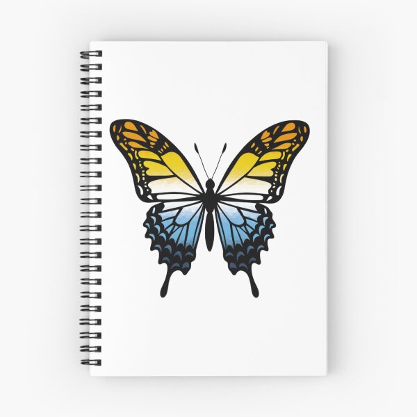 Item preview, Colorful Butterfly with AroAce Pride Colors designed and sold by Travelslightly.