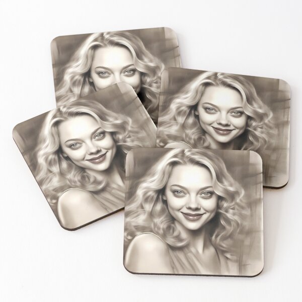 Item preview, Amanda Seyfried in charcoal and  graphites designed and sold by bogfl.