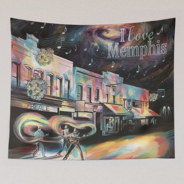 Item preview, "I Love Memphis" – Beale Street Under the Stars designed and sold by CLBEnterprises.
