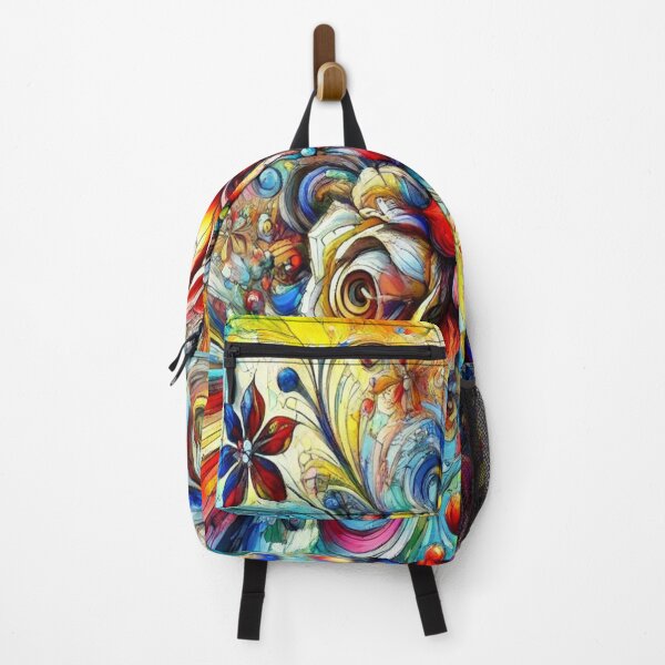Item preview, "Colorful floral splendor: A dance of expression in the expressionist style" designed and sold by FotoworldEdel.