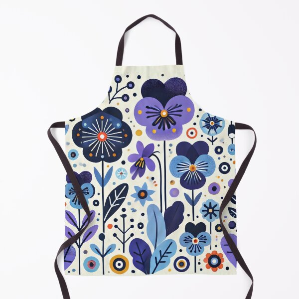 Item preview, Scandinavian Folk Art - Vibrant Viola by heidiannemorris designed and sold by FOLK ART FUSION by heidiannemorris.