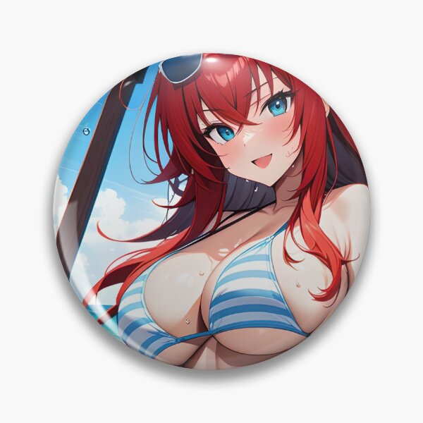 Item preview, Rias Anime Waifu Girl Beach Days Andrea designed and sold by lifeissheep.