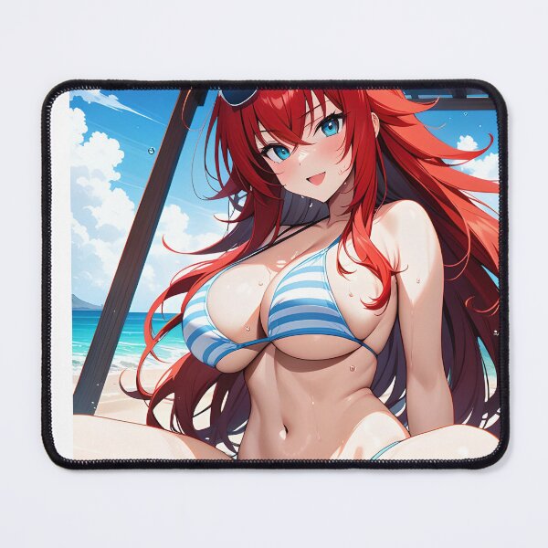 Item preview, Rias Anime Waifu Girl Beach Days Andrea designed and sold by lifeissheep.