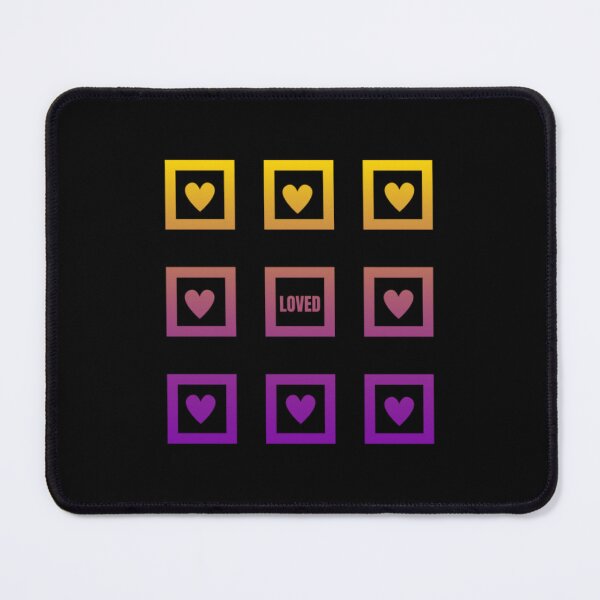 Item preview, Valentines Hearts, Intersex pride flag graphic, Loved and hearts Graphic, loved, hearts, 14th February, Valentines Day, designed and sold by PrideBeProud.