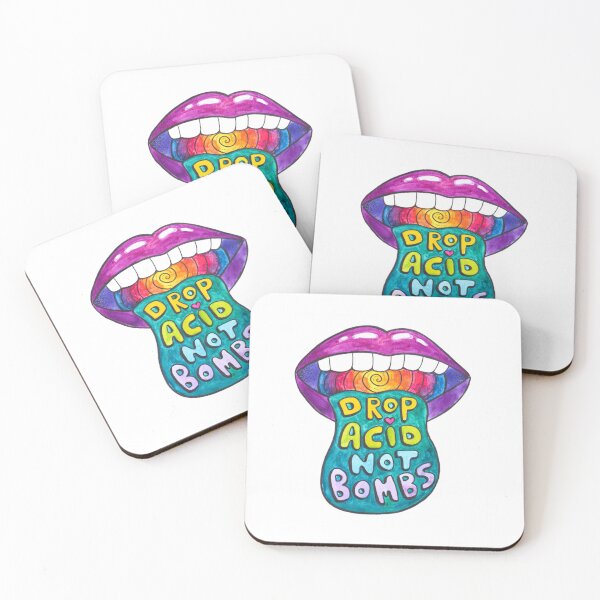 Item preview, Drop Acid Not Bombs - Purple Haze   designed and sold by PenXGift.