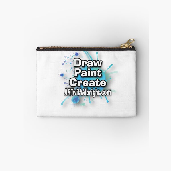 Item preview, Draw. Paint. Create. Logo for ARTwithAlbright.com designed and sold by ARTwithAlbright.