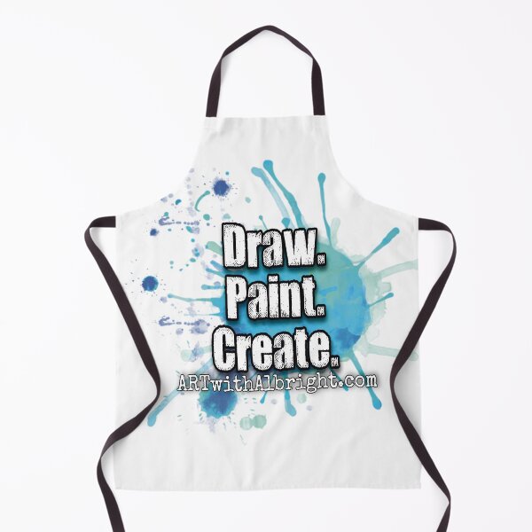 Item preview, Draw. Paint. Create. Logo for ARTwithAlbright.com designed and sold by ARTwithAlbright.