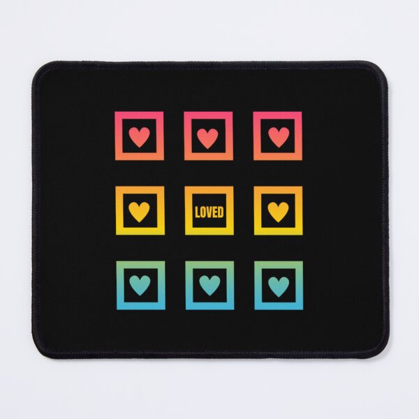 Item preview, Valentines Hearts, Pansexual pride flag graphic, Loved and hearts Graphic, loved, hearts, 14th February, Valentines Day, designed and sold by PrideBeProud.