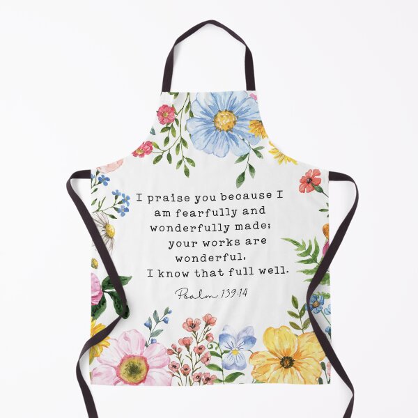 Item preview, Christian Cute Psalm 139:14 Flowers designed and sold by daughterinchrist93.