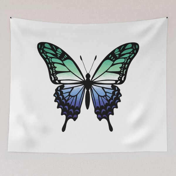 Item preview, Colorful Butterfly with Gay MLM Pride Colors designed and sold by Travelslightly.