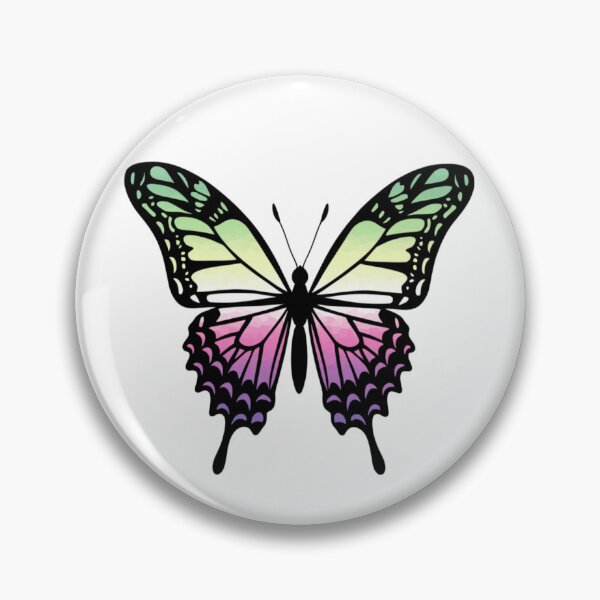 Item preview, Colorful Butterfly with Genderfae Pride Colors designed and sold by Travelslightly.