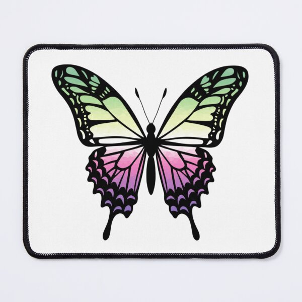 Item preview, Colorful Butterfly with Genderfae Pride Colors designed and sold by Travelslightly.