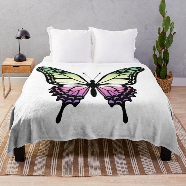 Item preview, Colorful Butterfly with Genderfae Pride Colors designed and sold by Travelslightly.