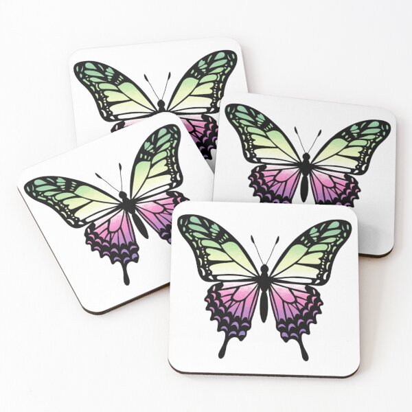 Item preview, Colorful Butterfly with Genderfae Pride Colors designed and sold by Travelslightly.