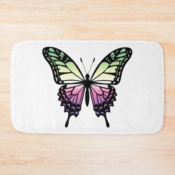 Item preview, Colorful Butterfly with Genderfae Pride Colors designed and sold by Travelslightly.