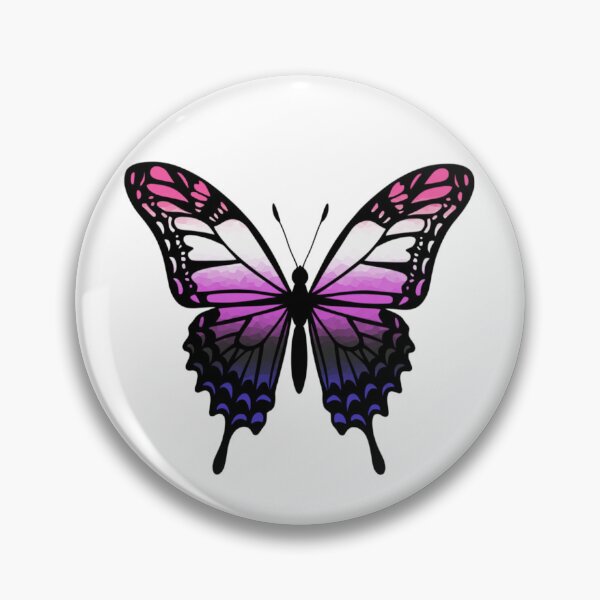 Item preview, Colorful Butterfly with Genderfluid Pride Colors designed and sold by Travelslightly.