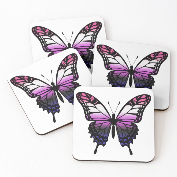 Item preview, Colorful Butterfly with Genderfluid Pride Colors designed and sold by Travelslightly.