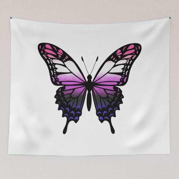 Item preview, Colorful Butterfly with Genderfluid Pride Colors designed and sold by Travelslightly.
