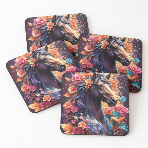 Item preview, 001 Colorful Horse Portrait designed and sold by Alexis Art Collection.