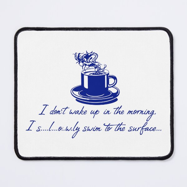 Item preview, Slowly Swim to the Surface - Blue 10" wide designed and sold by dzdart.