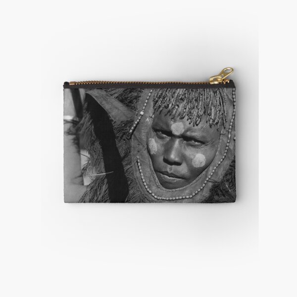 Item preview, Vintage Maasai Warrior in Headdress designed and sold by JerryFrank.