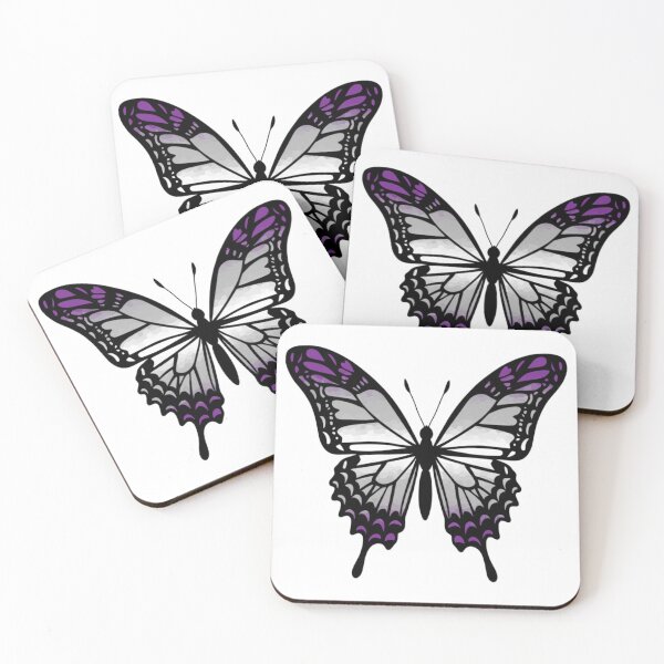 Item preview, Colorful Butterfly with Greysexual Pride Colors designed and sold by Travelslightly.
