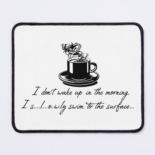 Item preview, Slowly Swim to the Surface - Black 10" wide designed and sold by dzdart.