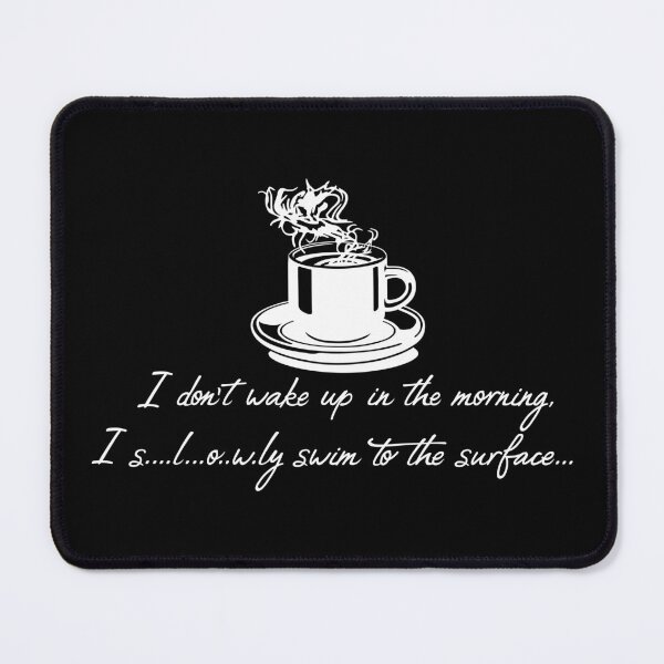 Item preview, Slowly Swim to the Surface - White 10" wide designed and sold by dzdart.