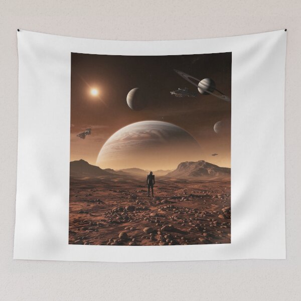 Item preview,  Planet Jupiter, Cosmos, Dreams about Space, Astronaut, Future Travel designed and sold by KolorellaS.