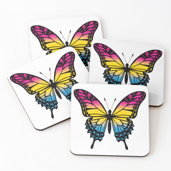 Item preview, Colorful Butterfly with Pansexual Pride Colors designed and sold by Travelslightly.