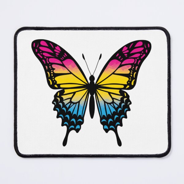 Item preview, Colorful Butterfly with Pansexual Pride Colors designed and sold by Travelslightly.