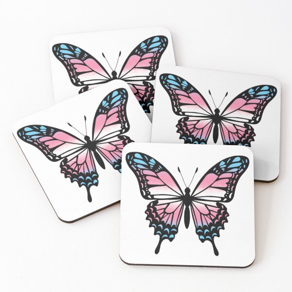 Item preview, Colorful Butterfly with Transgender Pride Colors designed and sold by Travelslightly.