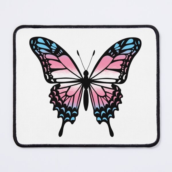 Item preview, Colorful Butterfly with Transgender Pride Colors designed and sold by Travelslightly.