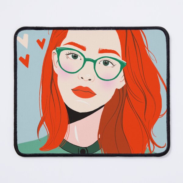 Item preview, Redhead Portrait  designed and sold by NjikShik.