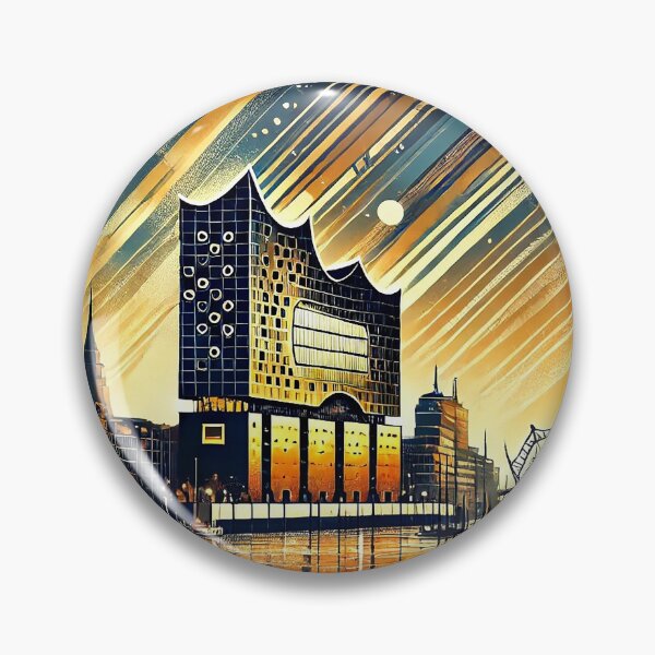 Item preview, Abstract Scene Hamburg designed and sold by MyArtworkStudio.