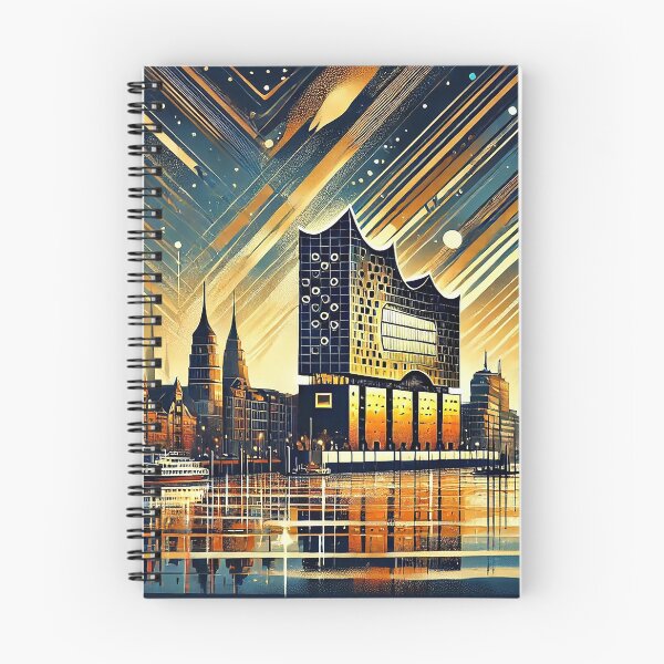 Item preview, Abstract Scene Hamburg designed and sold by MyArtworkStudio.