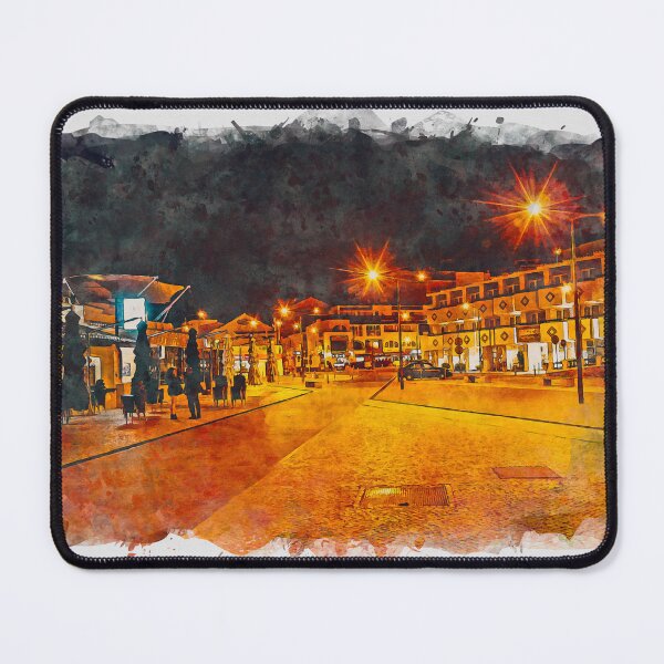 Item preview, Night Time Carvoeiro Village, Algarve, Portugal designed and sold by GG WALL ART.