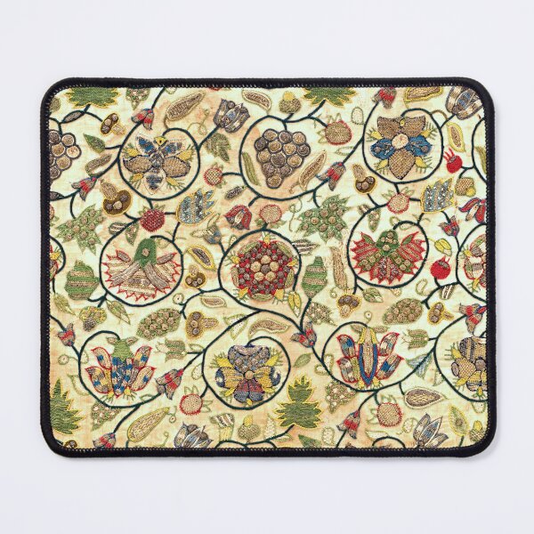 Item preview, Tudor Stuart Crewel Work Embroidery Fruit and Flowers designed and sold by Pixelchicken.