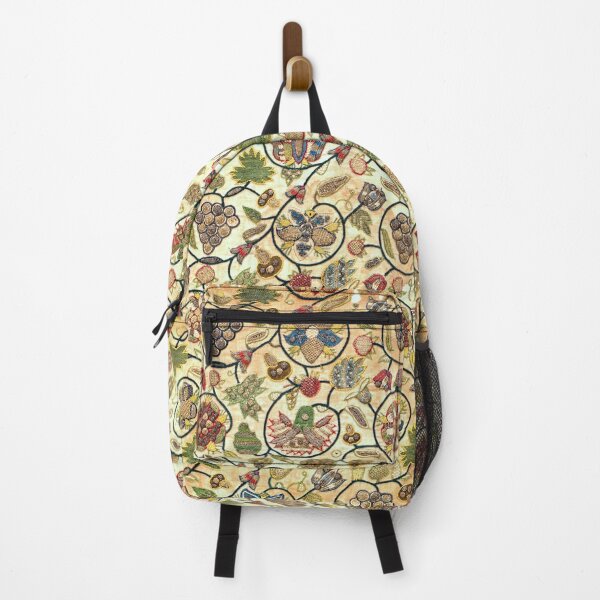 Item preview, Tudor Stuart Crewel Work Embroidery Fruit and Flowers designed and sold by Pixelchicken.