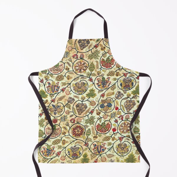 Item preview, Tudor Stuart Crewel Work Embroidery Fruit and Flowers designed and sold by Pixelchicken.