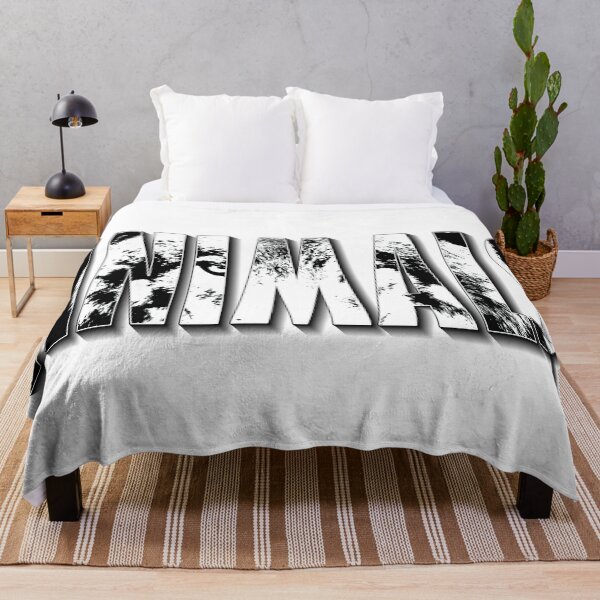 Item preview, The inscription ANIMALS in black-and-white style. designed and sold by natalik2024.