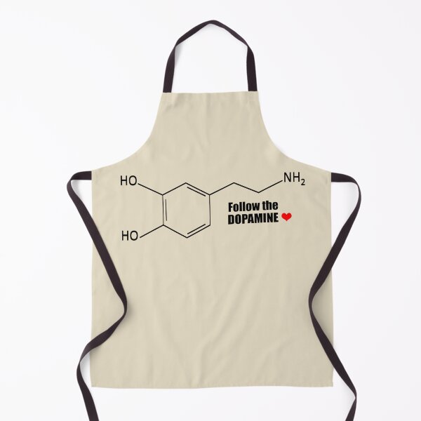 Item preview, Dopamine molecule structure chemist structural formula designed and sold by Alexaltay.