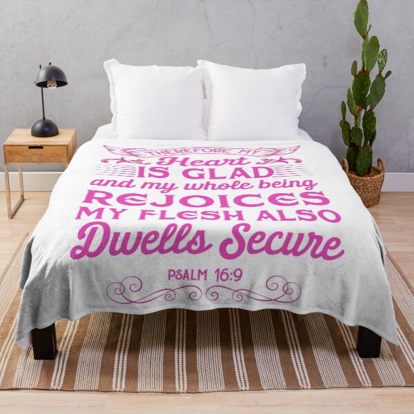 Item preview, Psalm 16:9 - My Heart is Glad Inspirational Design designed and sold by UnikatArt.