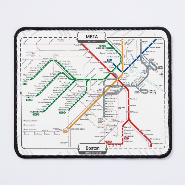 Item preview, Subway - Boston designed and sold by aleibanez.