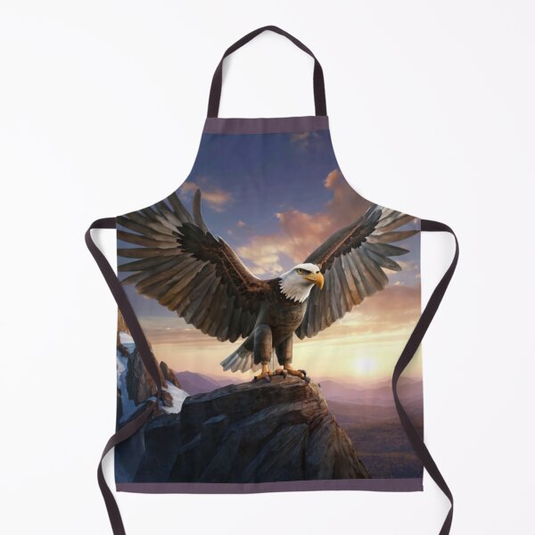 Item preview, majestic eagle against the background of the setting sun designed and sold by Izabela Włodarczyk.