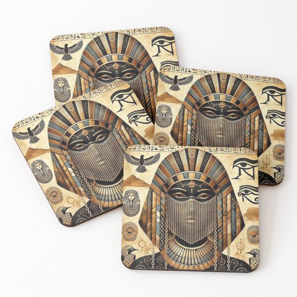 Item preview, The Egyptian Queen, Tribal Art in Black & Gold designed and sold by Shs-Kenya.