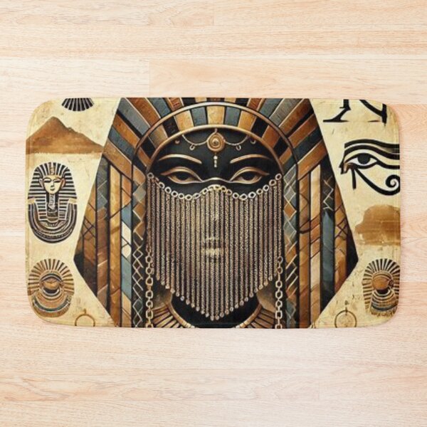 Item preview, The Egyptian Queen, Tribal Art in Black & Gold designed and sold by Shs-Kenya.