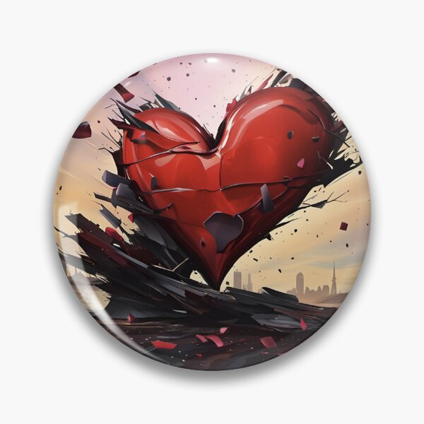 Item preview, Shattered Heart designed and sold by Pixel Press Prints.