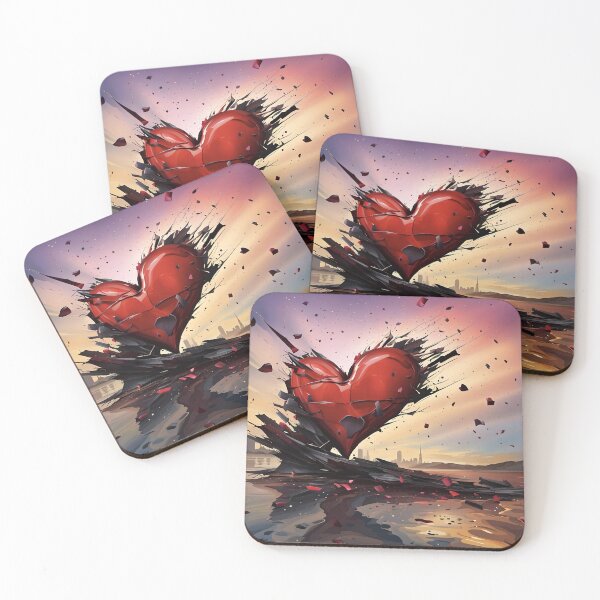Item preview, Shattered Heart designed and sold by Pixel Press Prints.